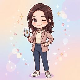 乾杯するキャストのイメージイラスト